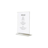 GenWare Acrylic Double Sided Menu Holder A5